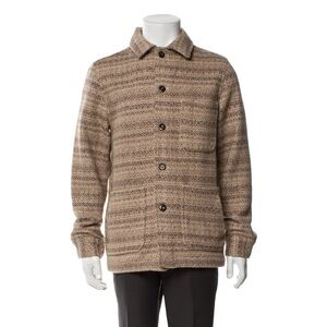 Taylor Stitch Brown Patterned Shirt Jacket